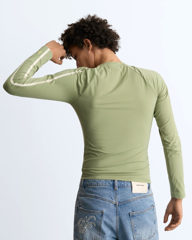 Suzuka Slim Long-Sleeve Tee Green
