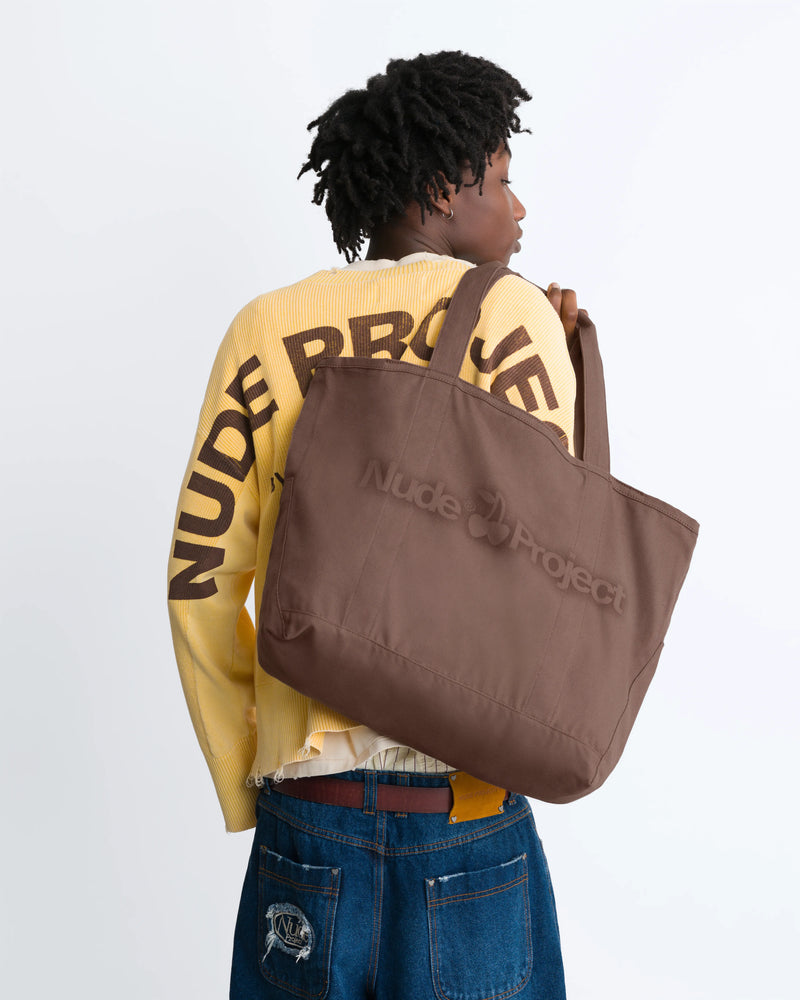 Canvas Tote Bag Brown