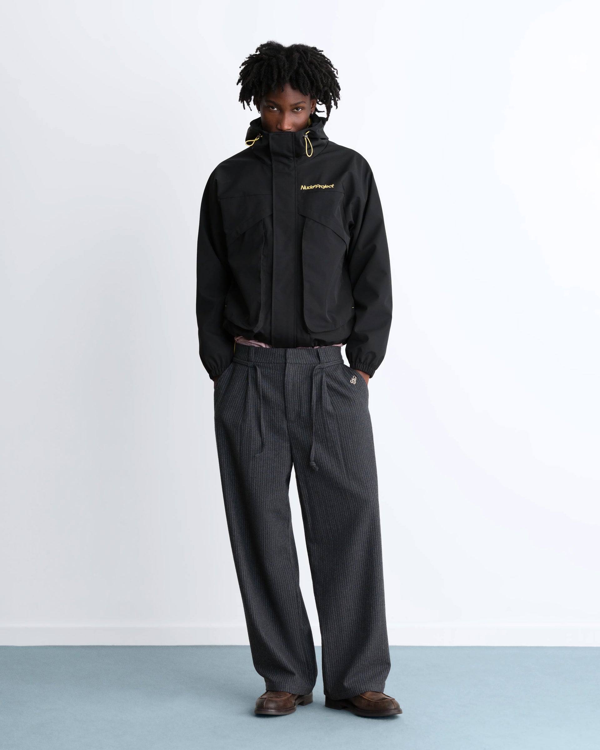 Miles Windbreaker Jacket Black