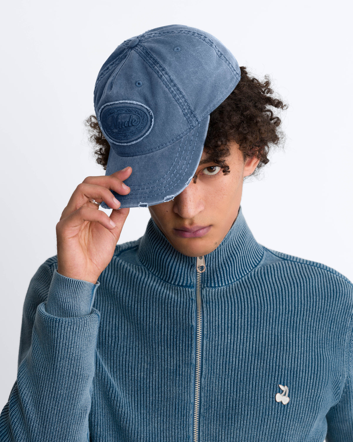 Laurel Denim Cap Blue