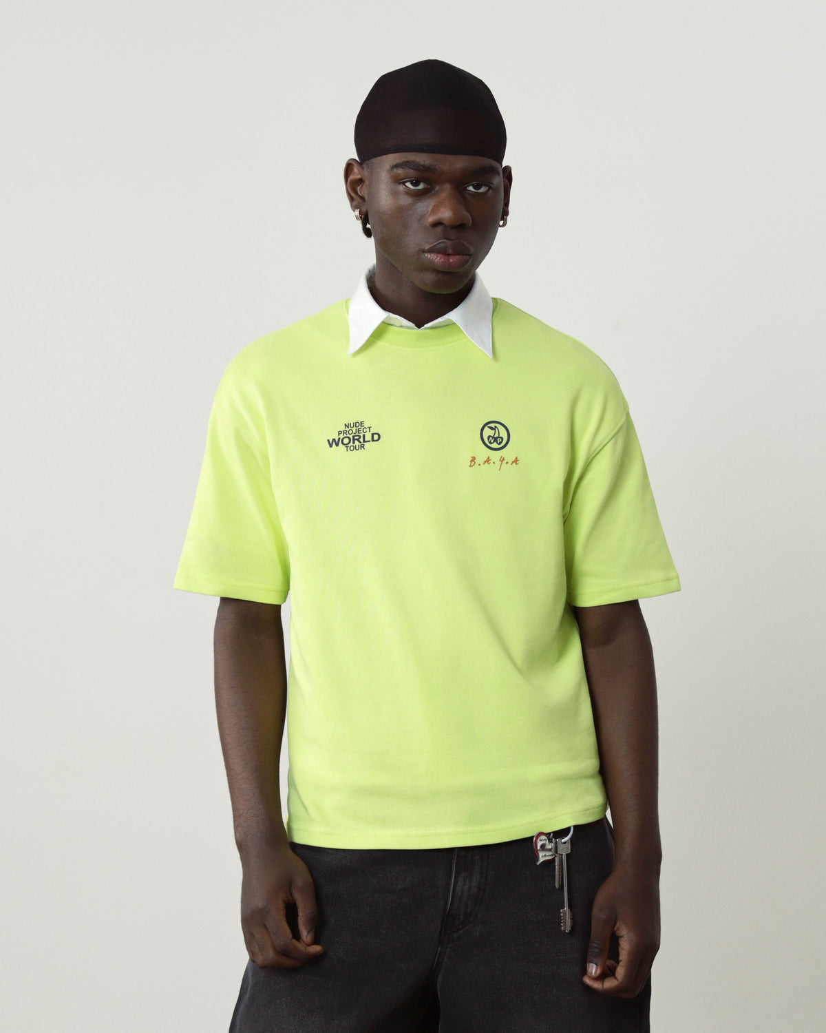 man [Model is 185cm/6’1” wearing size L]