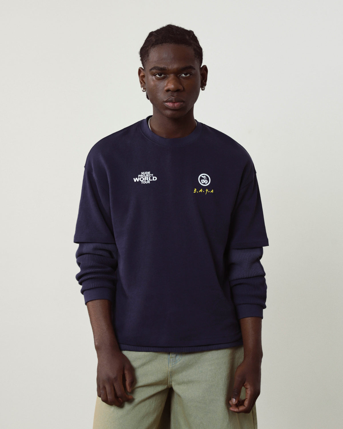 man [Model is 185cm/6’1” wearing size L]