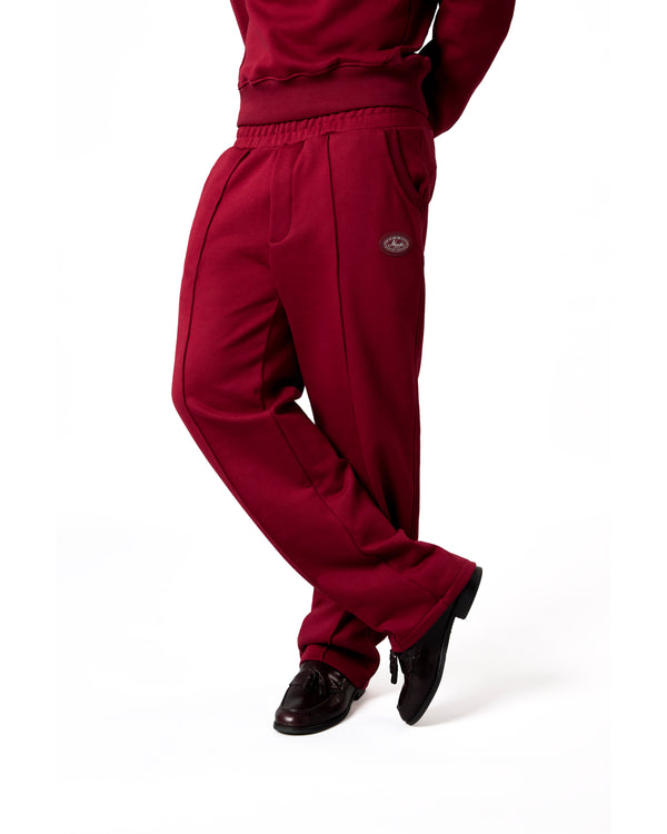 PANTALÓN CHÁNDAL BURGUNDY ESSENTIALS