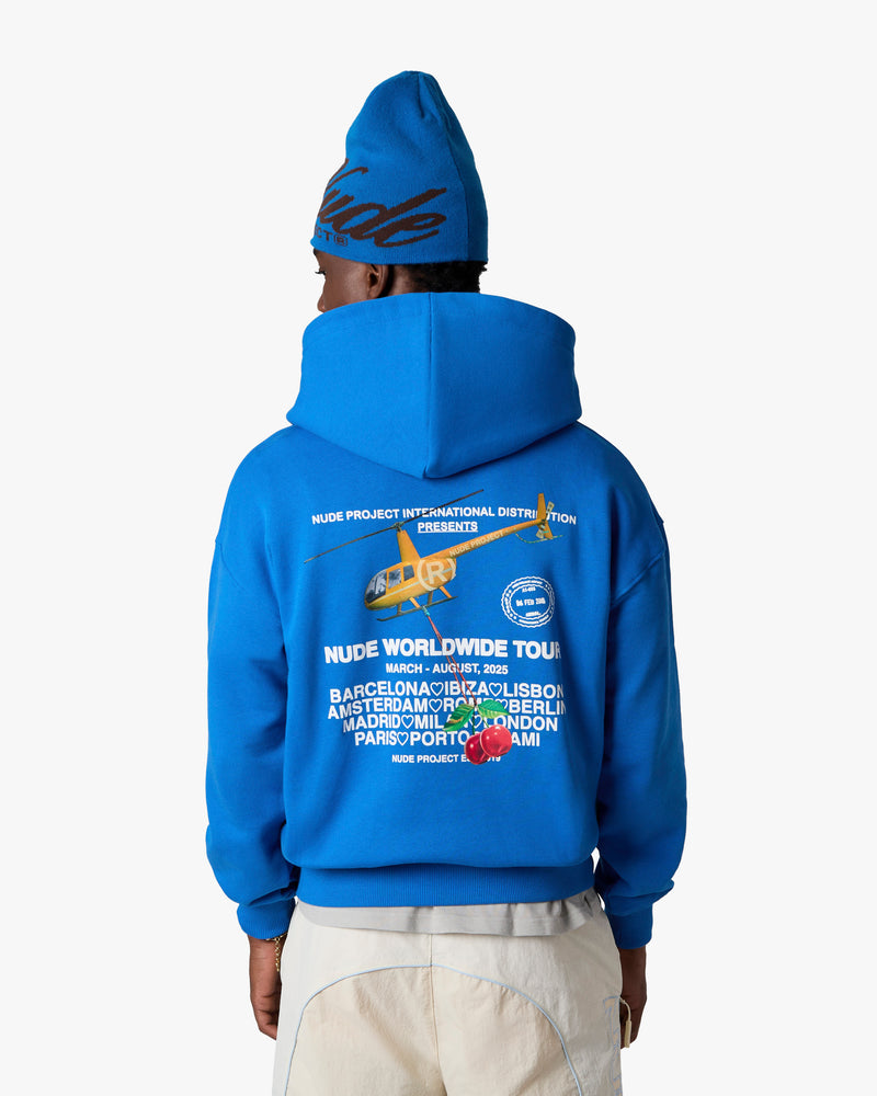 NUDE TOUR HOOD BLUE