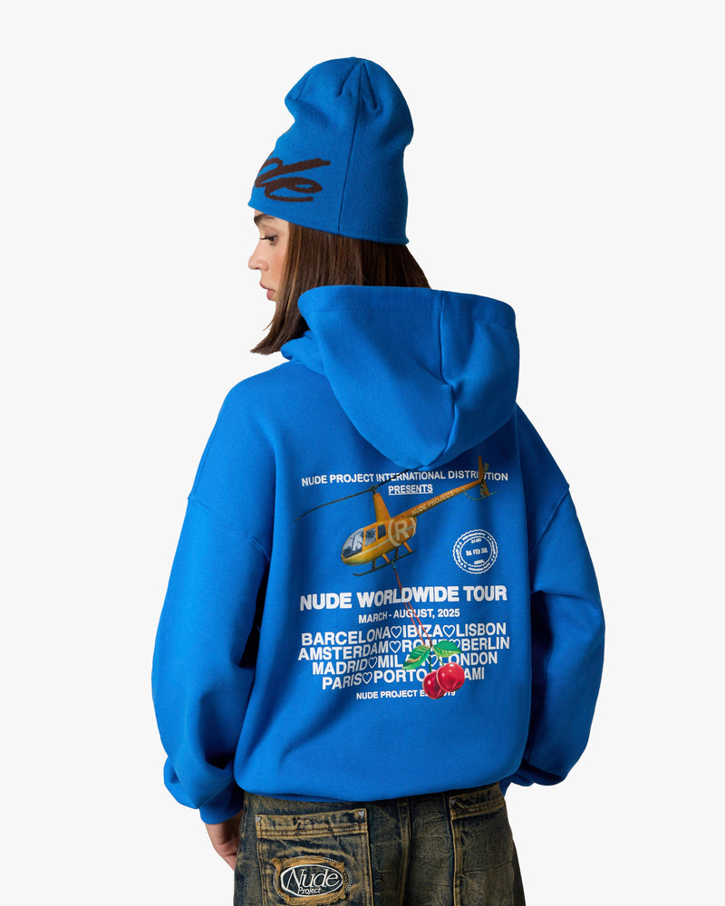 NUDE TOUR HOOD BLUE