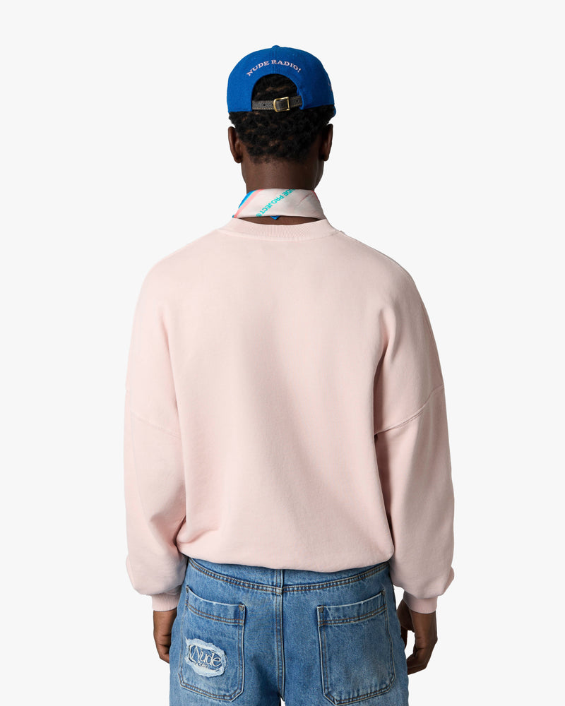 PERFECT BOXY CREWNECK PINK