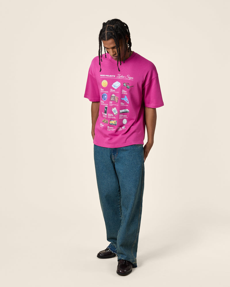 ZODIAC TEE PINK
