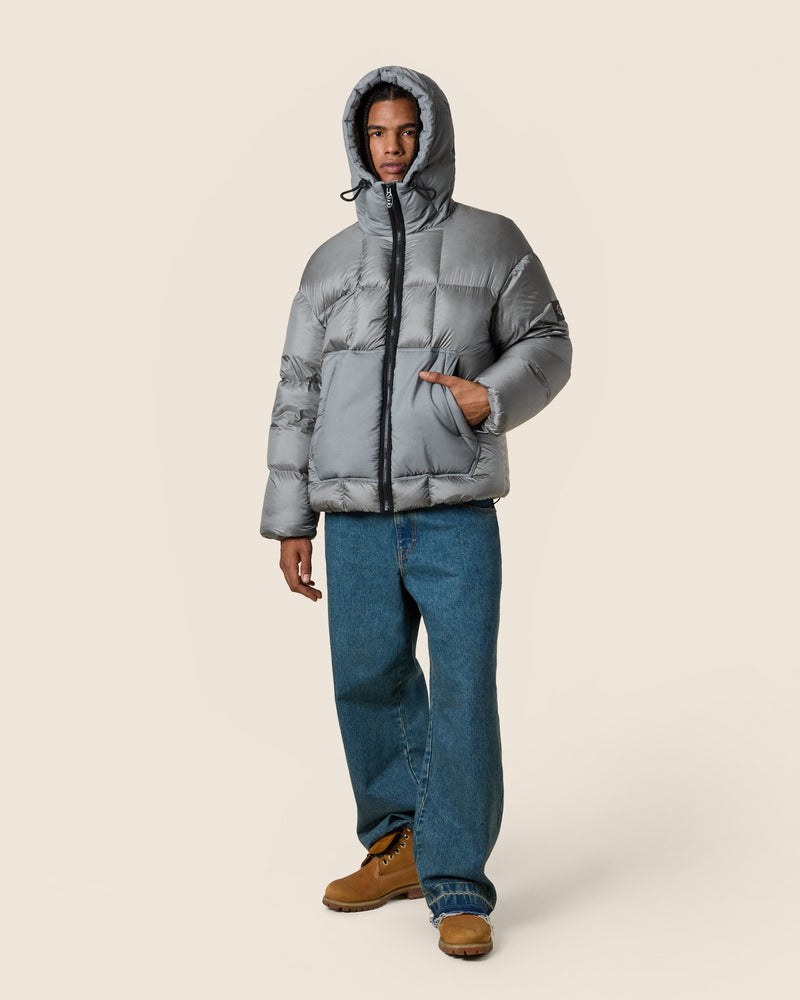 REAL DOWN PUFFER ICE GREY