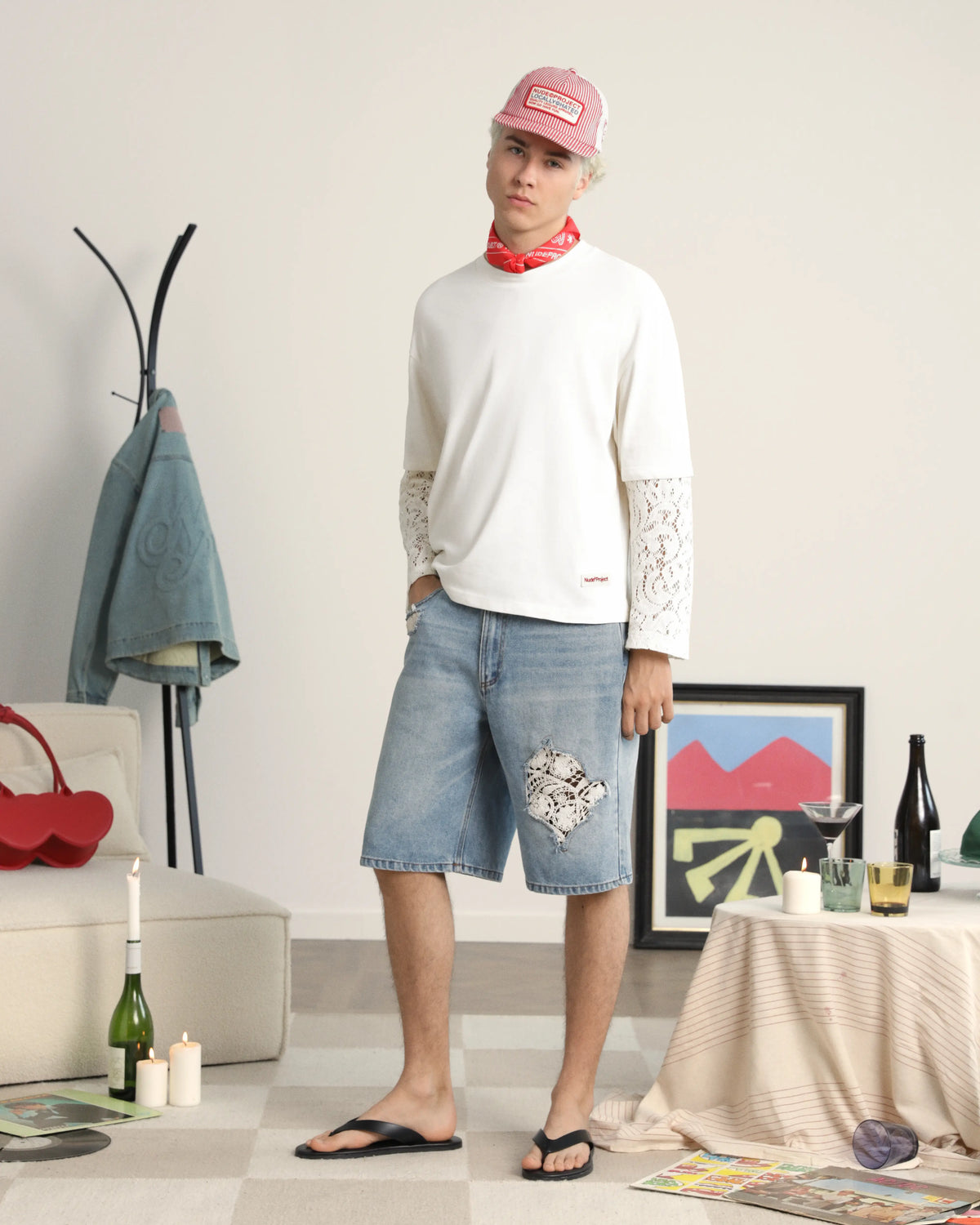 MAN [Model is 184cm/6’0” wearing size L]