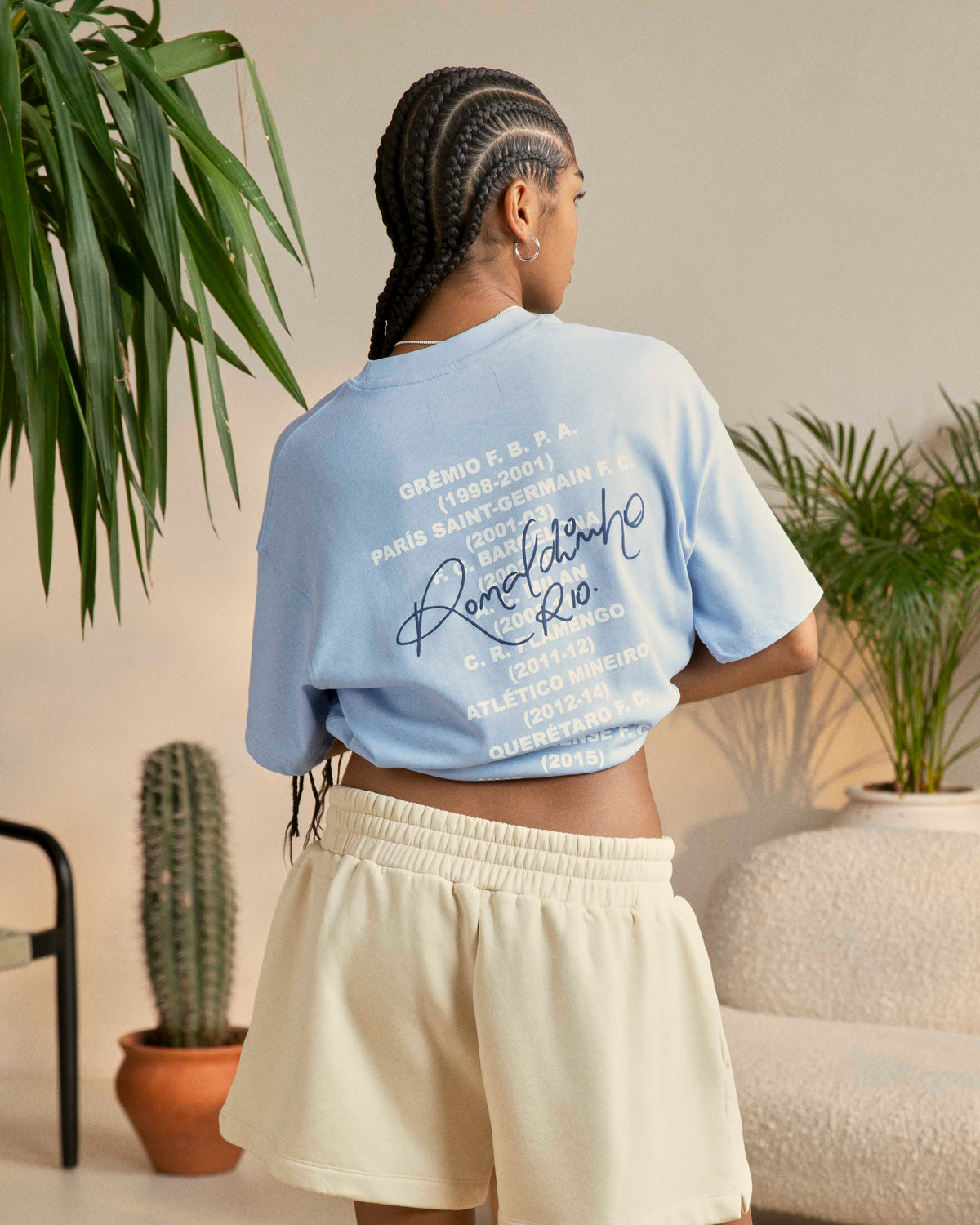 Camiseta Palmares Azul Cielo