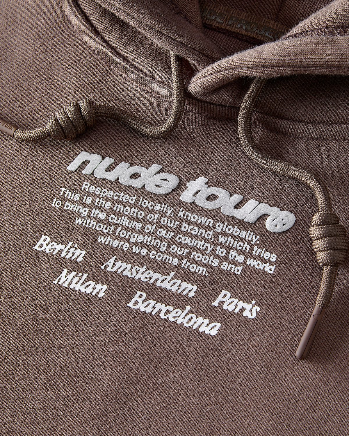 Sudadera Chocolate Nude Tour
