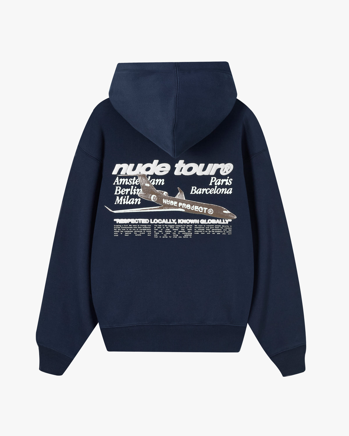 Sudadera Azul Marino Nude Tour