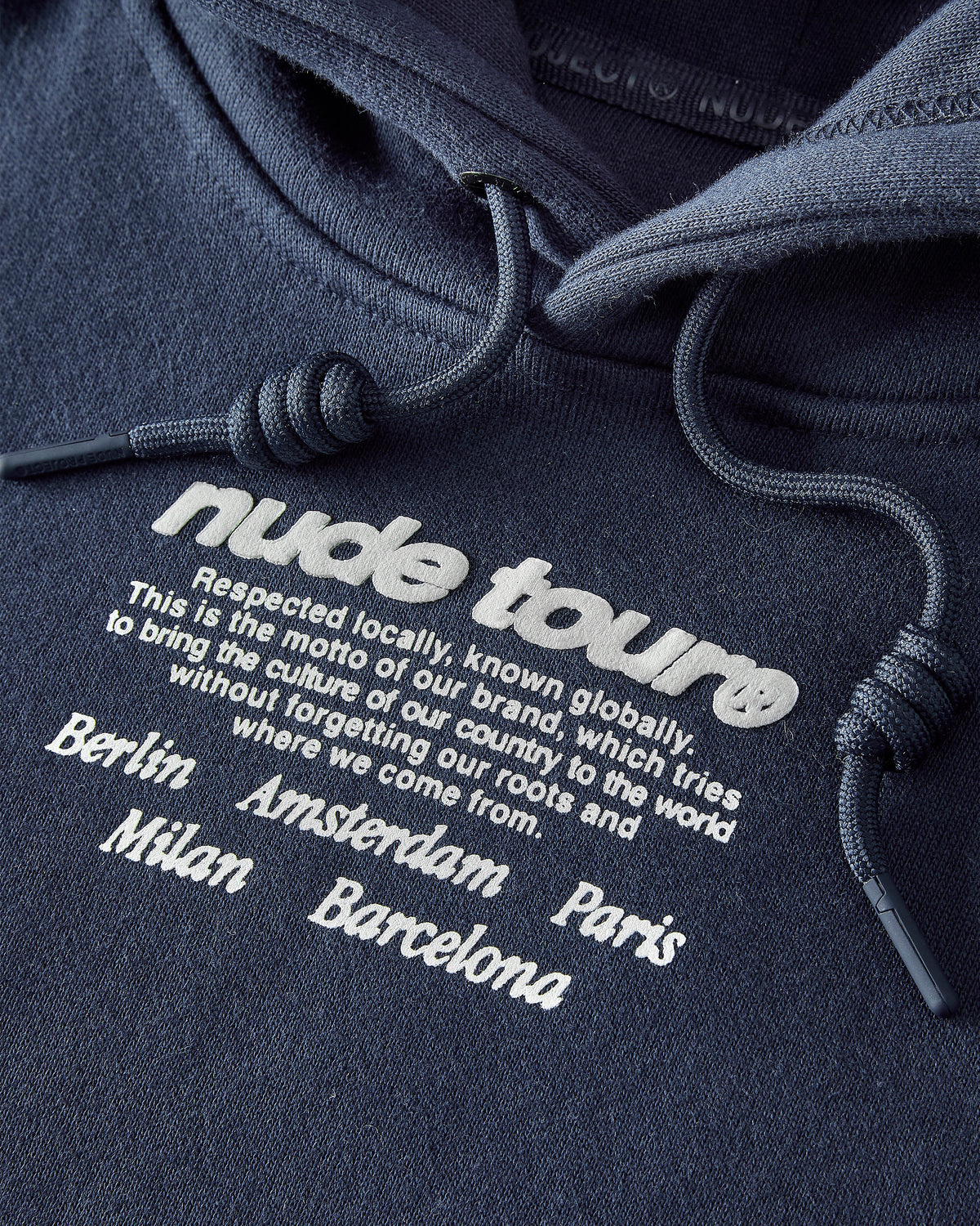 Sudadera Azul Marino Nude Tour