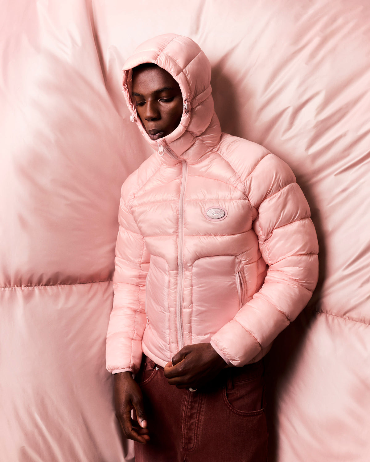 ICONIC PUFFER JACKET PINK