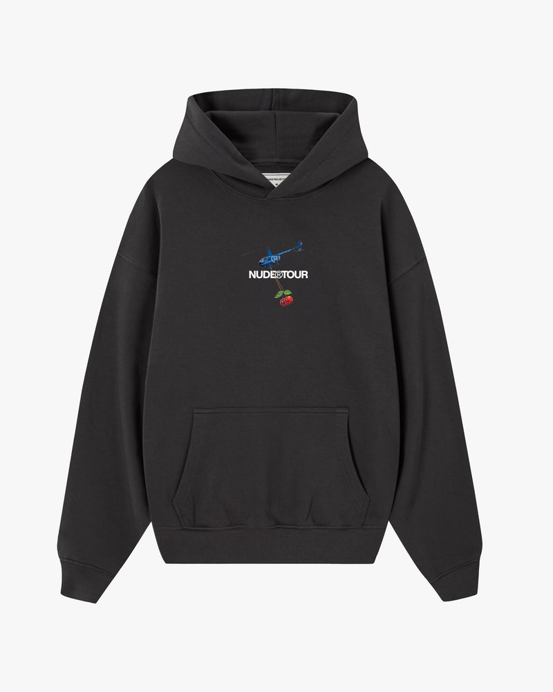 SUDADERA NUDE TOUR NEGRO OSCURO