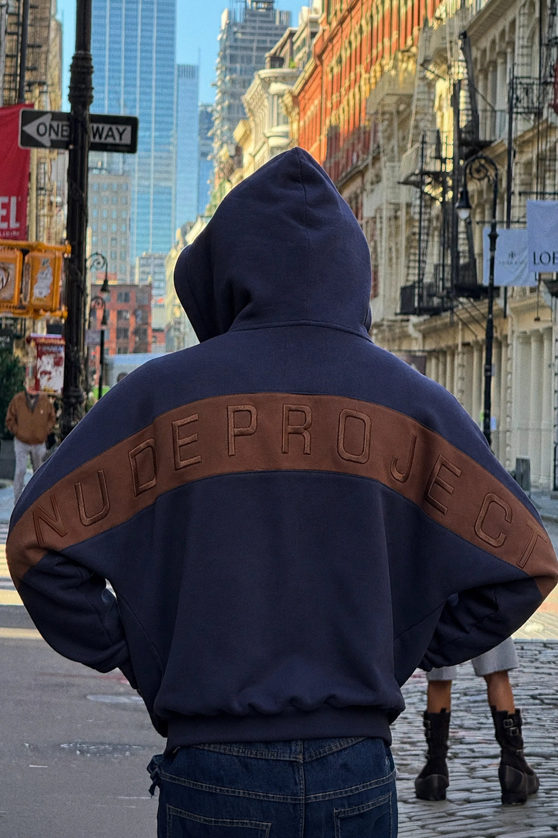 C-suite Zip-Up Hoodie Navy