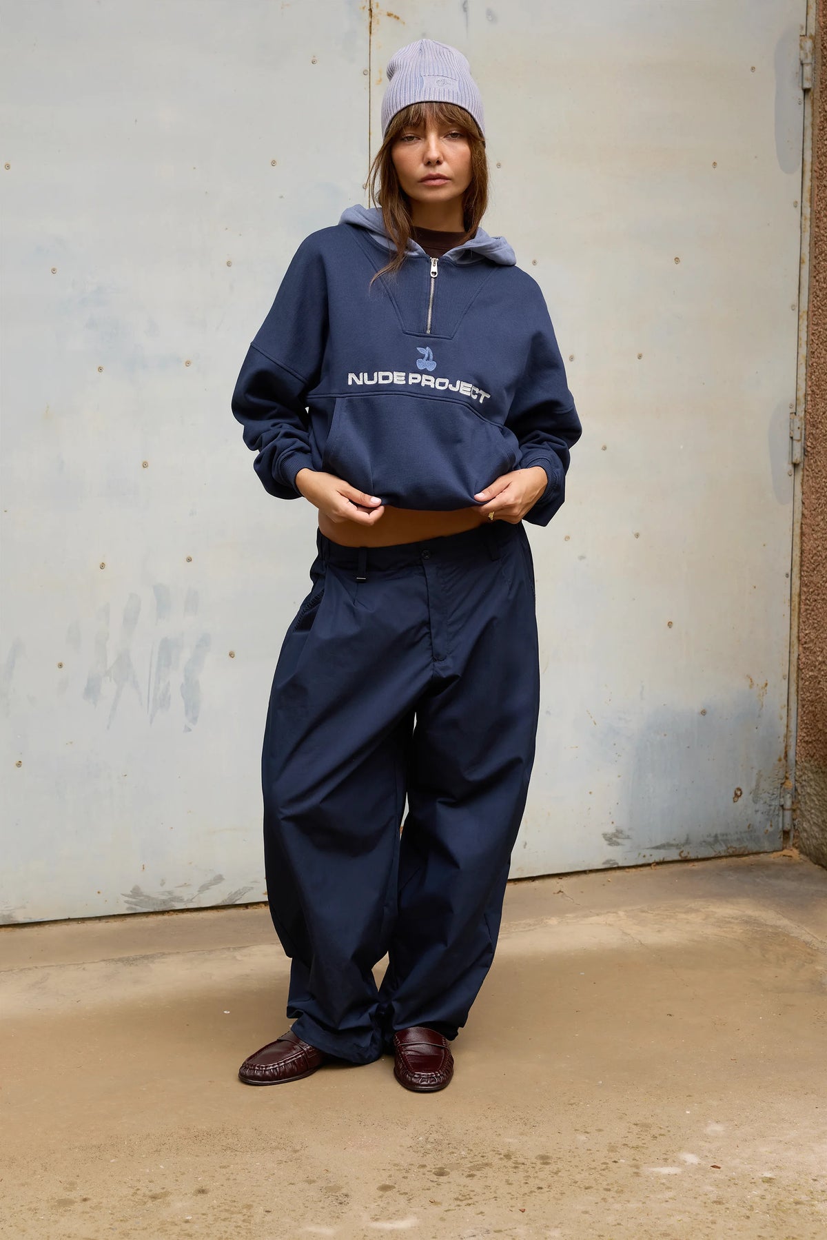Jinju Hoodie Navy