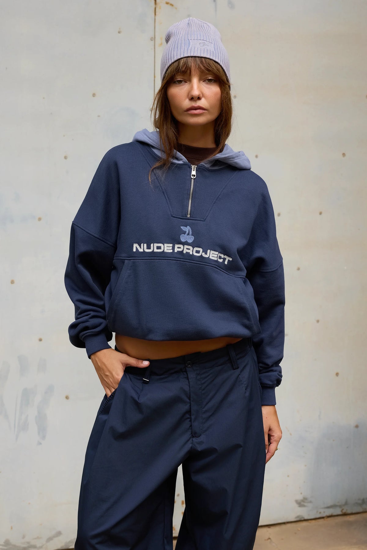 Jinju Hoodie Navy