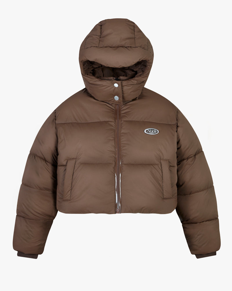 OG*PUFFER JACKET WOMAN BROWN