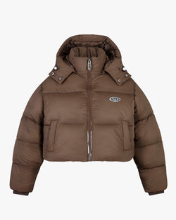 OG*PUFFER JACKET WOMAN BROWN