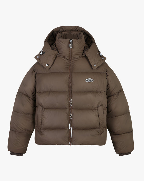 OG*PUFFER JACKET BROWN