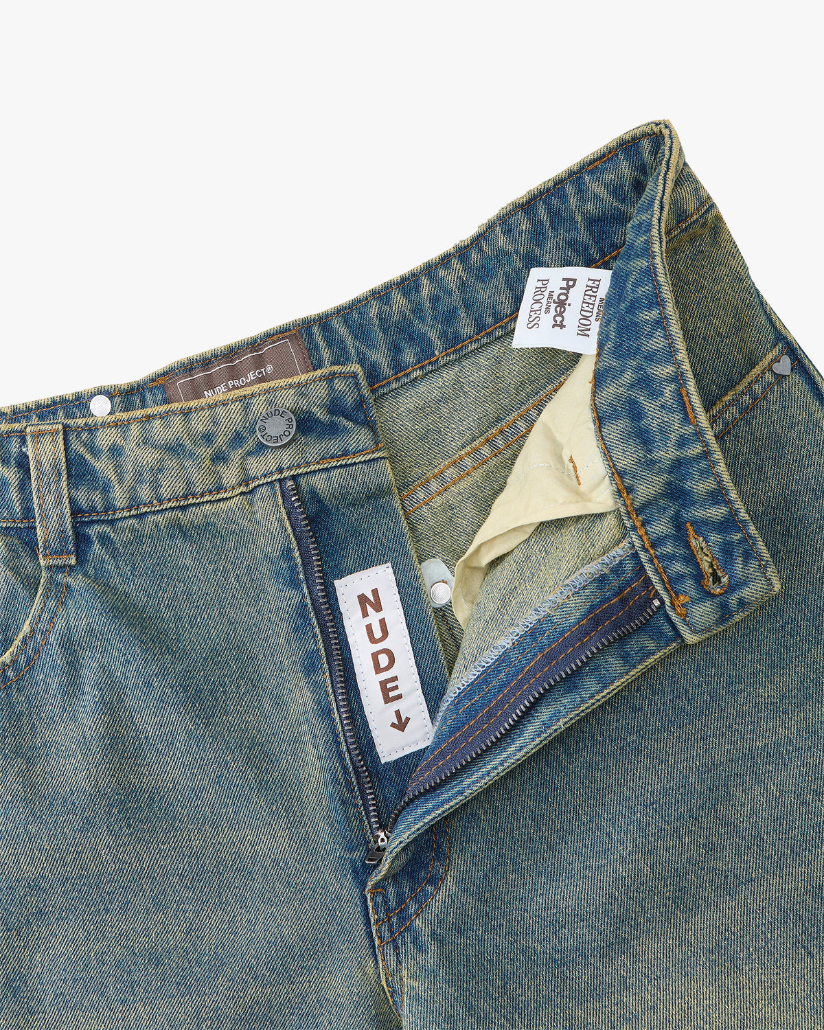 Old baggy demin dirty wash