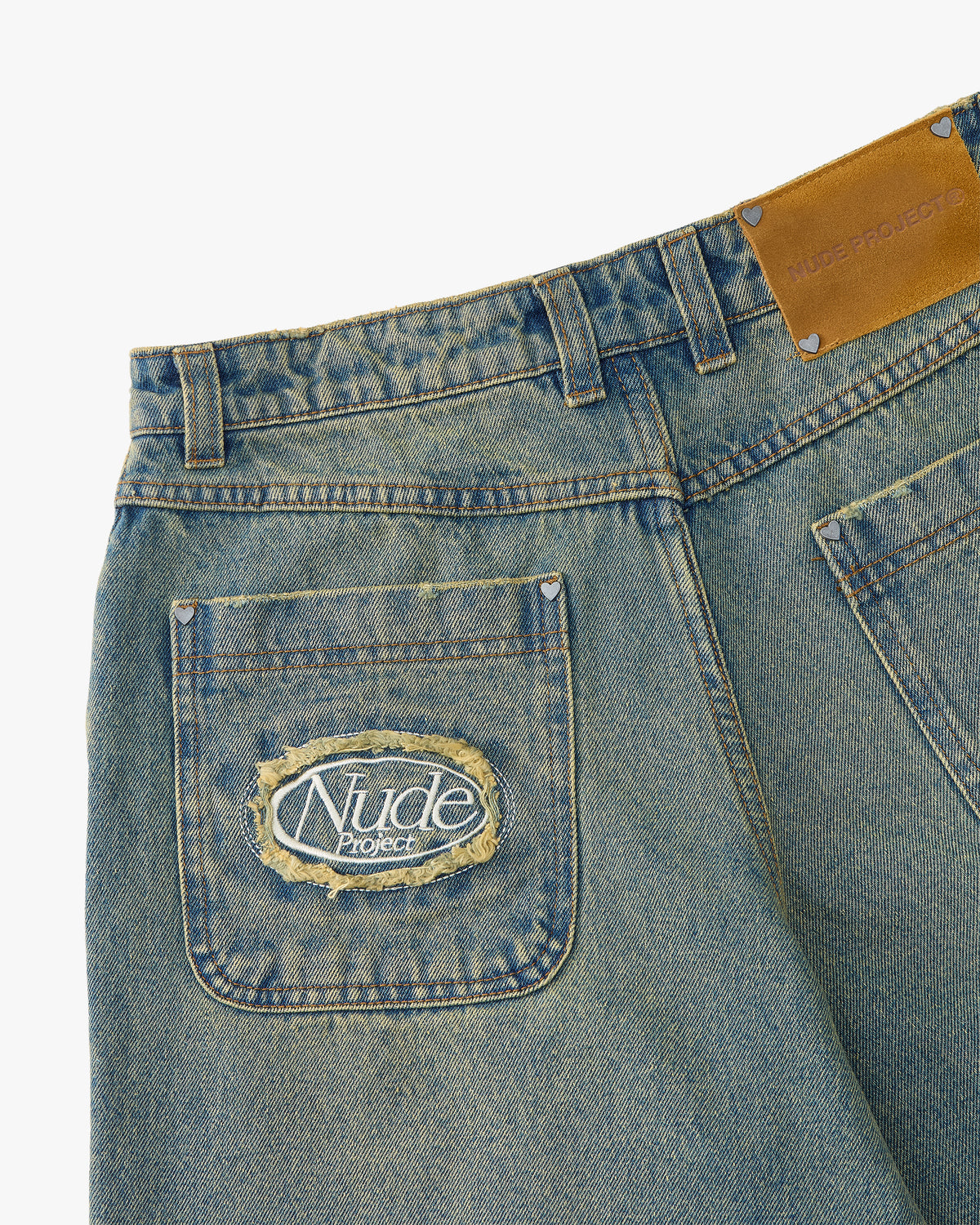 Old baggy demin dirty wash