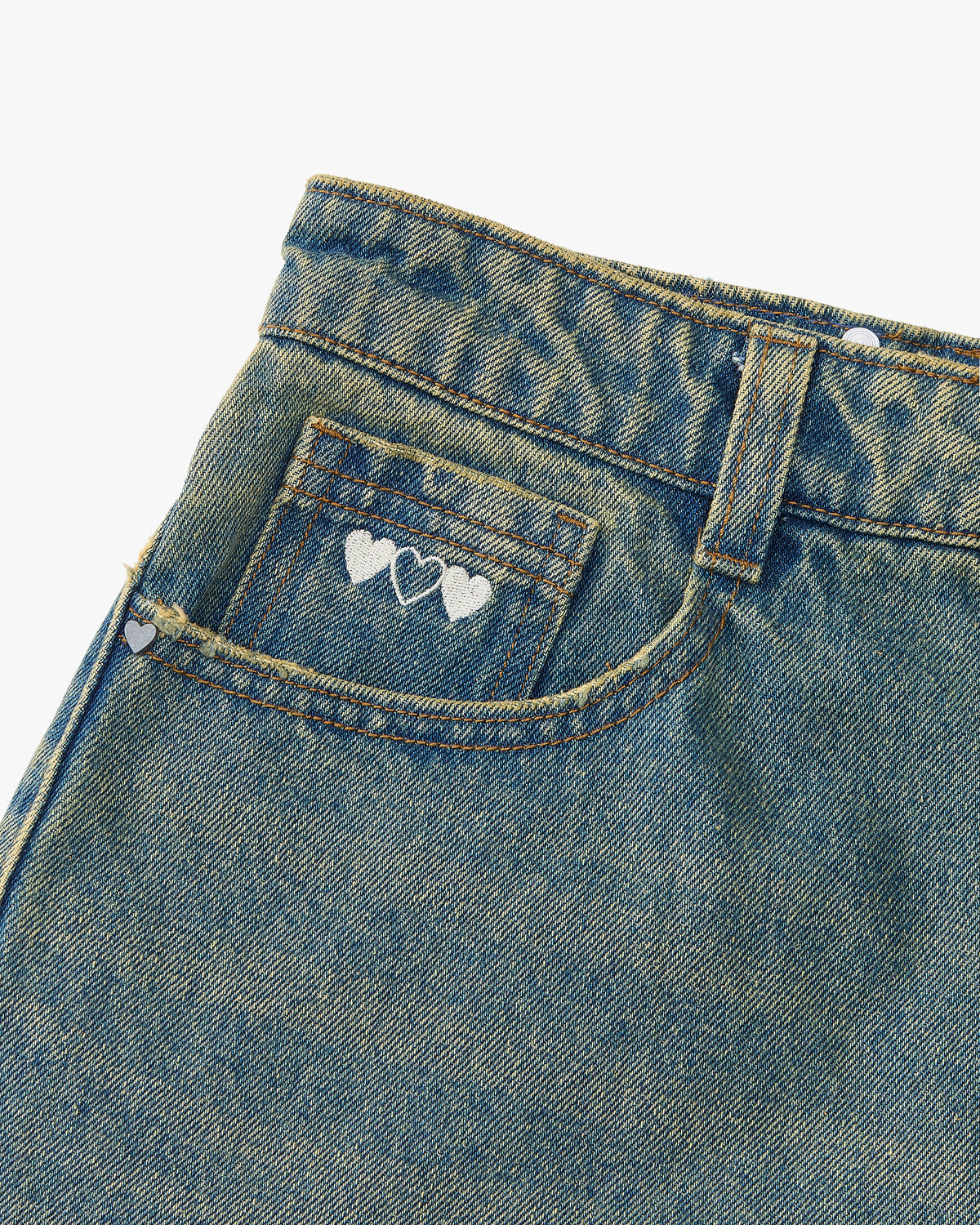 Old baggy demin dirty wash