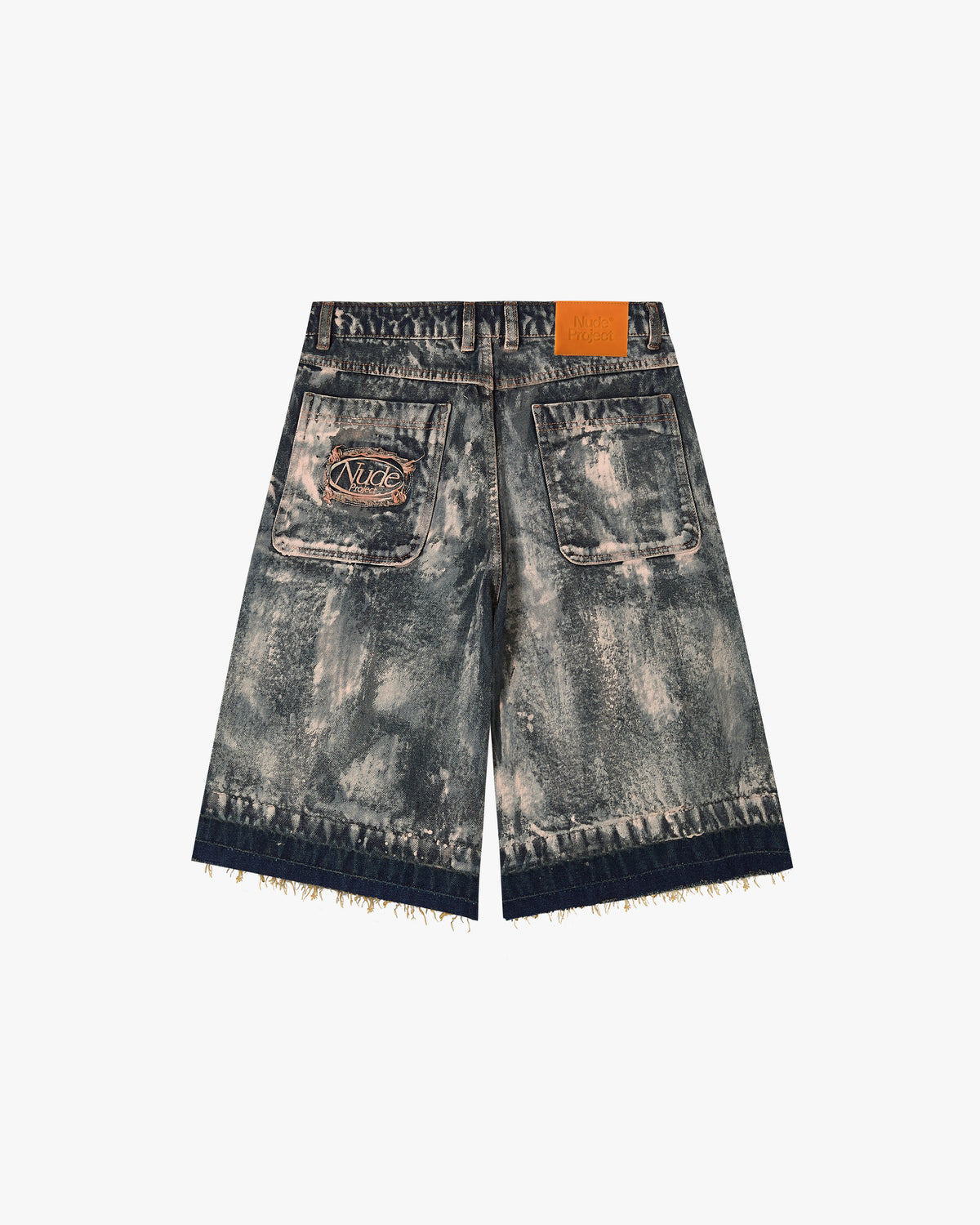 Pantalón Corto Baggy Old Denim Painted