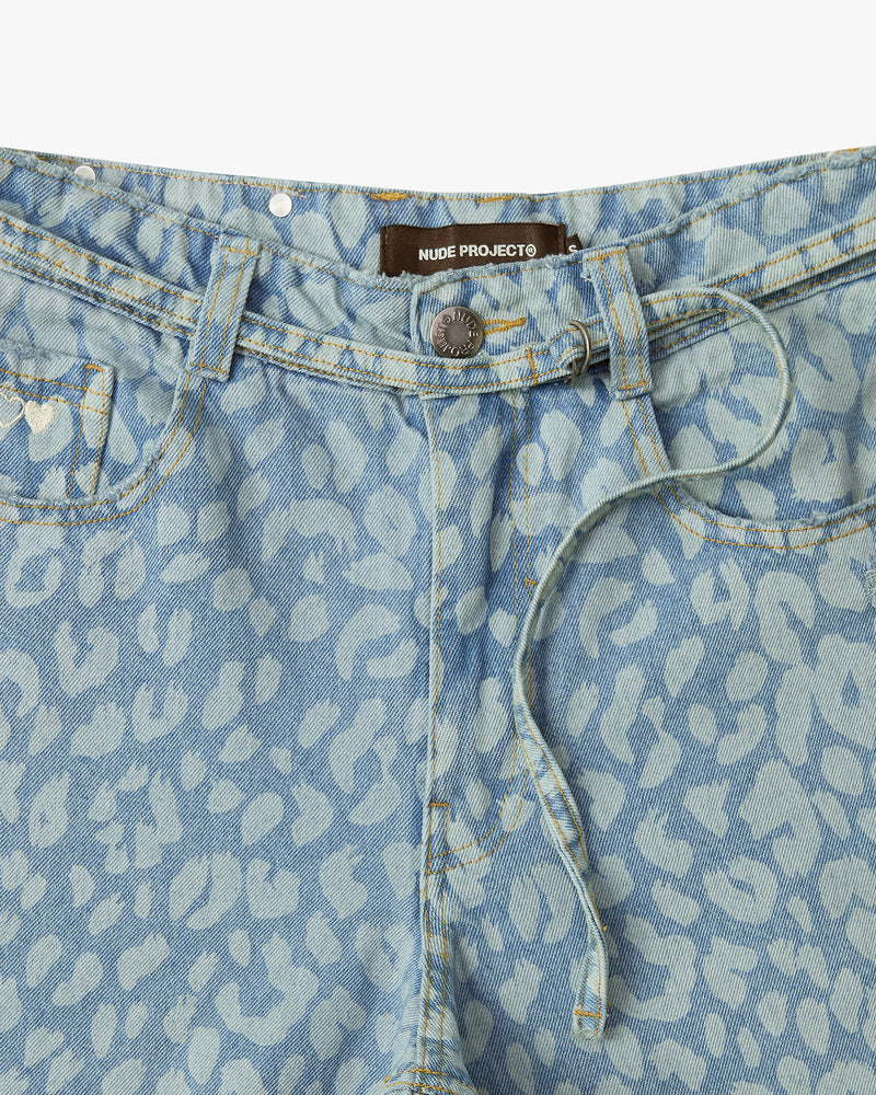 PANTALÓN BAGGY ANIMAL PRINT OLD DENIM