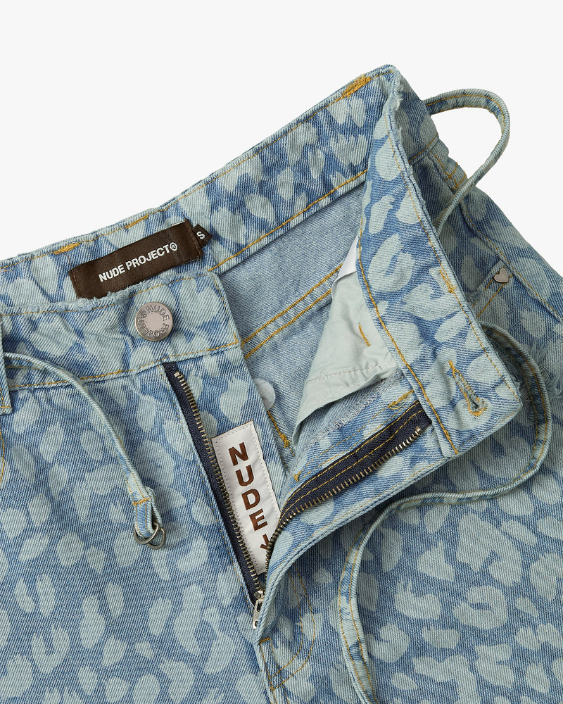 PANTALÓN BAGGY ANIMAL PRINT OLD DENIM