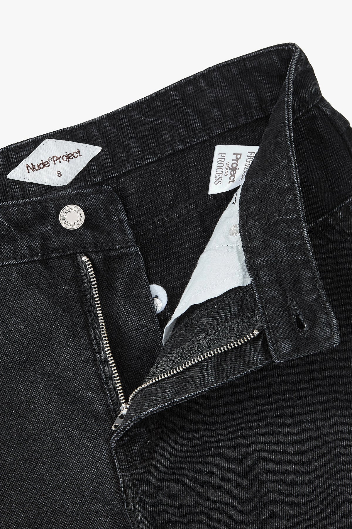 Old Baggy Woman Jeans Black