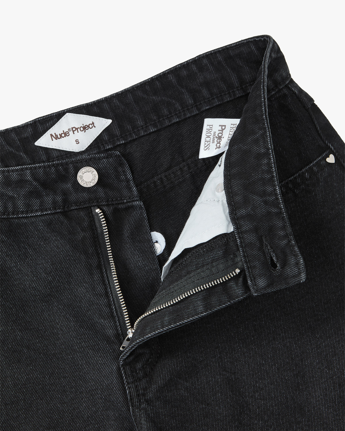 Old Baggy Woman Jeans Black