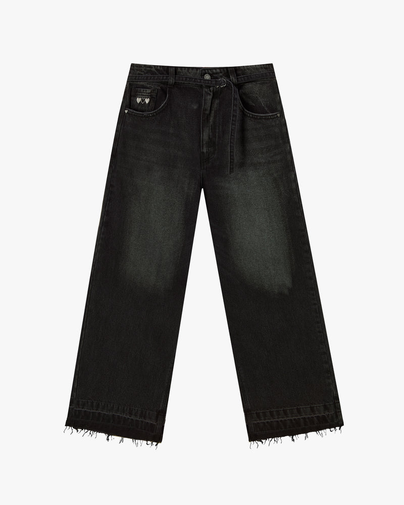 PANTALÓN BAGGY NEGRO OLD DENIM