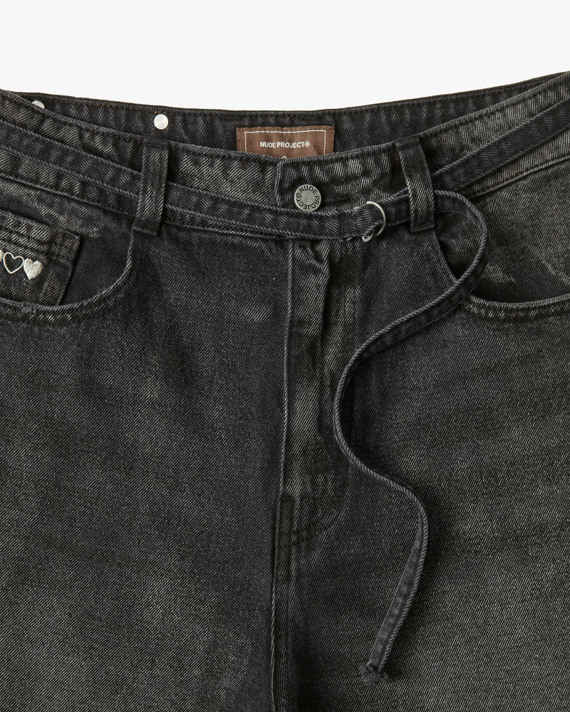 PANTALÓN BAGGY NEGRO OLD DENIM