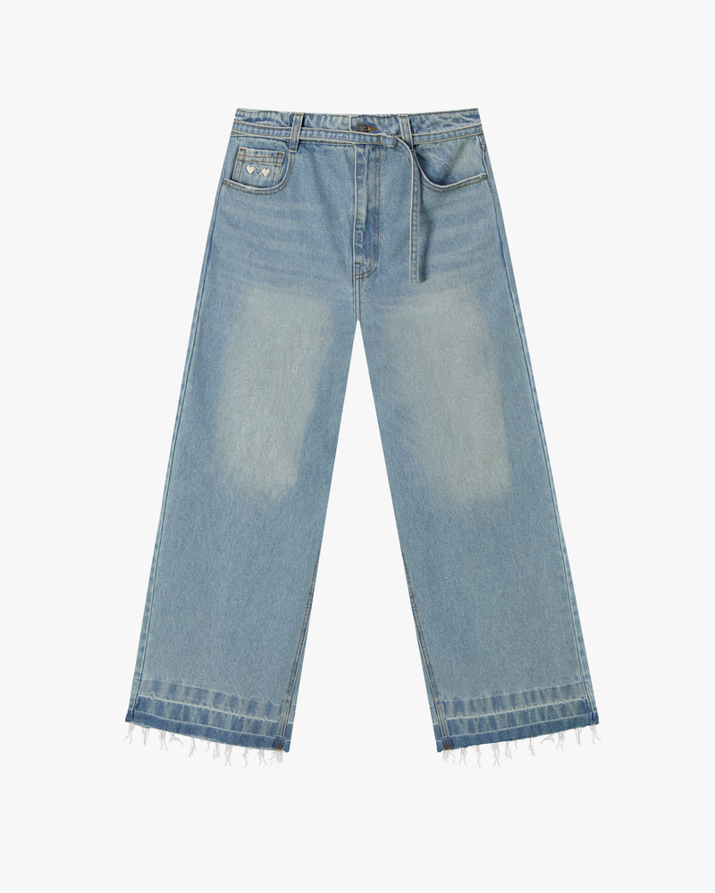 OLD BAGGY DENIM PANTS BLUE