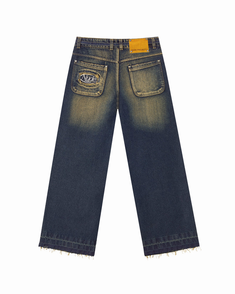 PANTALÓN BAGGY DIRTY WASH OLD DENIM