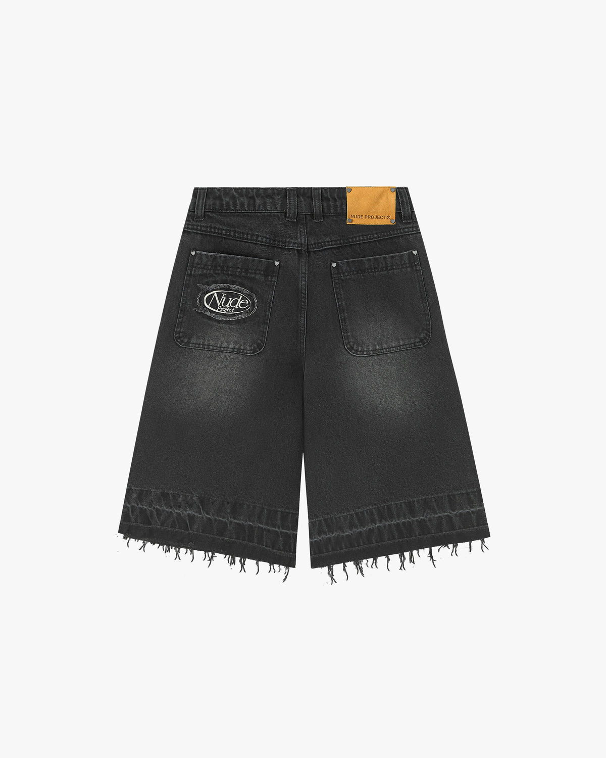 Old Baggy Denim Shorts Black