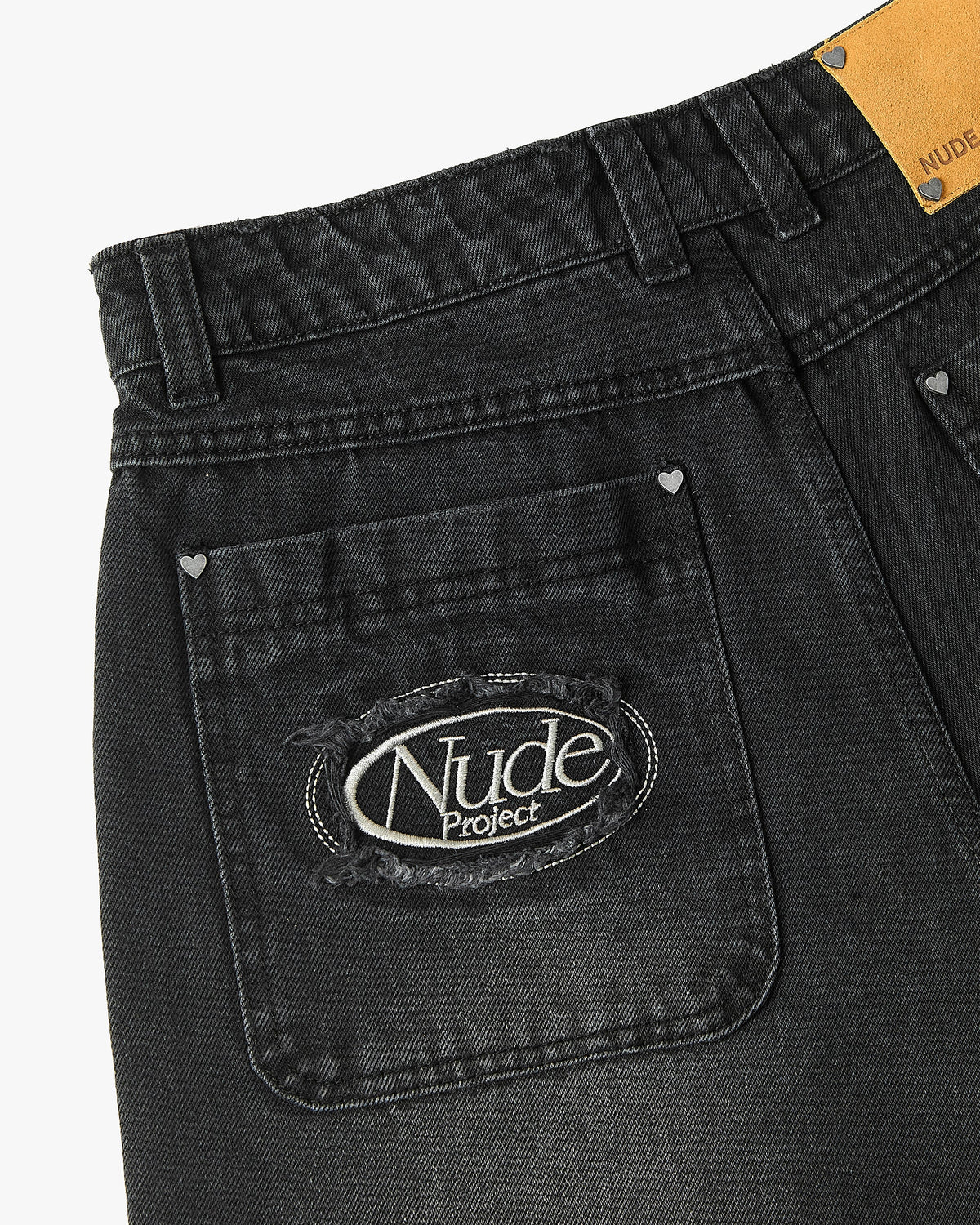 Old Baggy Denim Shorts Black