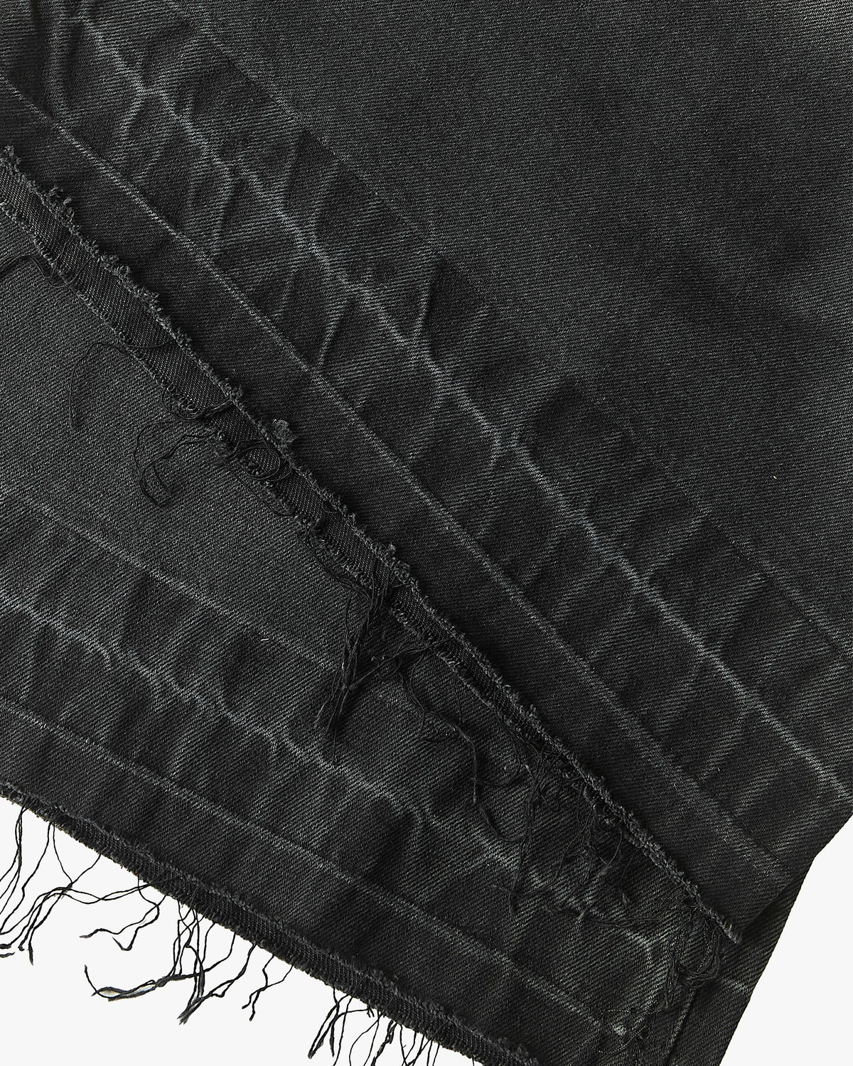 Old Baggy Denim Shorts Black