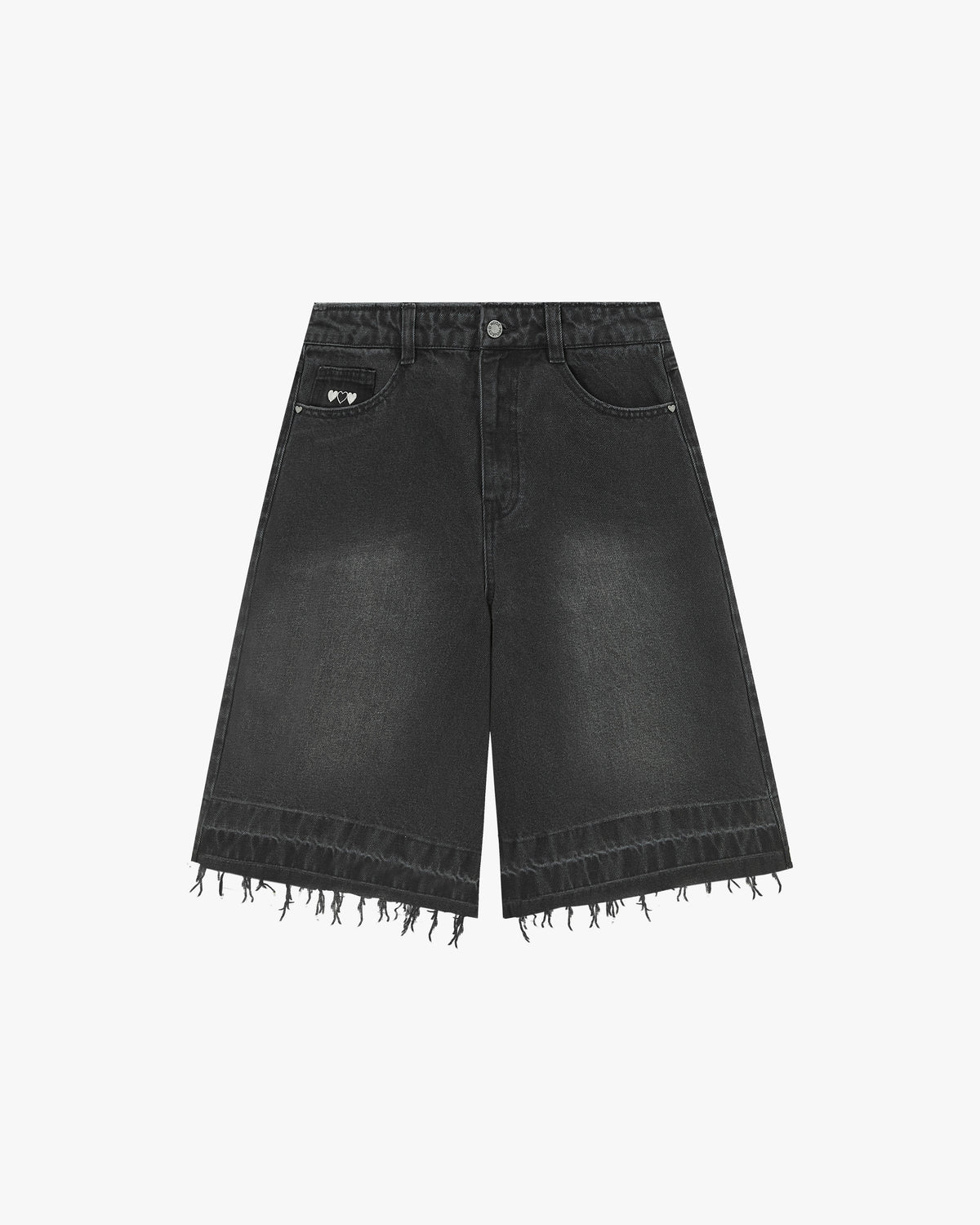 Old Baggy Denim Shorts Black