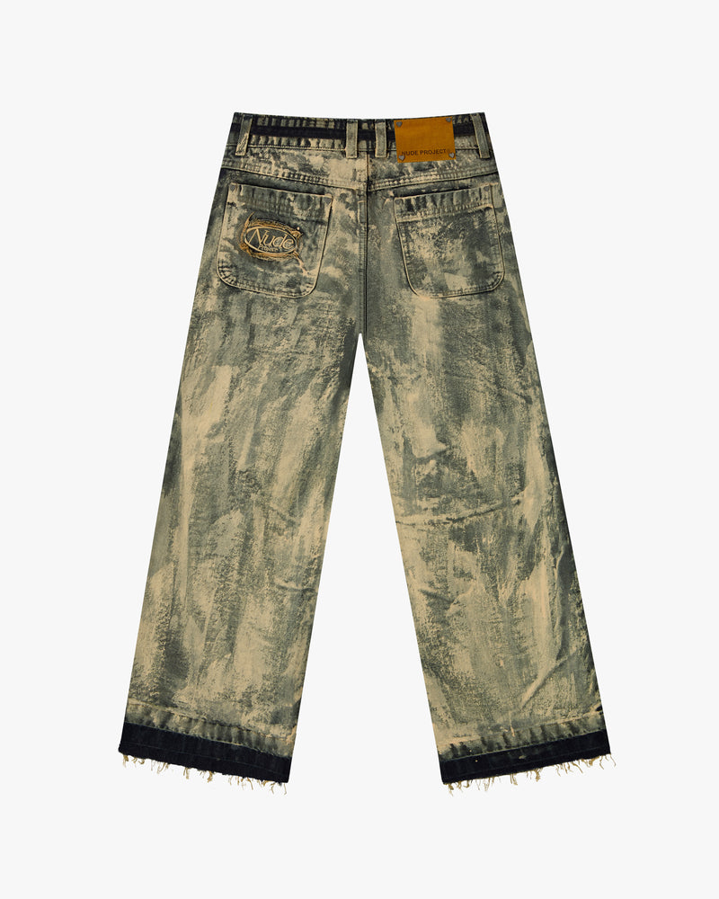 PANTALÓN BAGGY PAINTED OLD DENIM