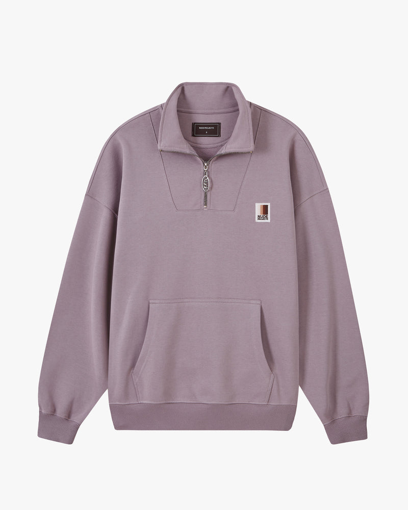 ORIGINS QUARTER ZIP LAVENDER