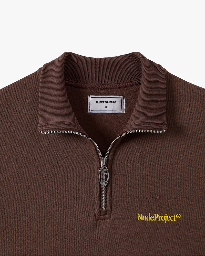 ORIGINS HALFZIP BROWN