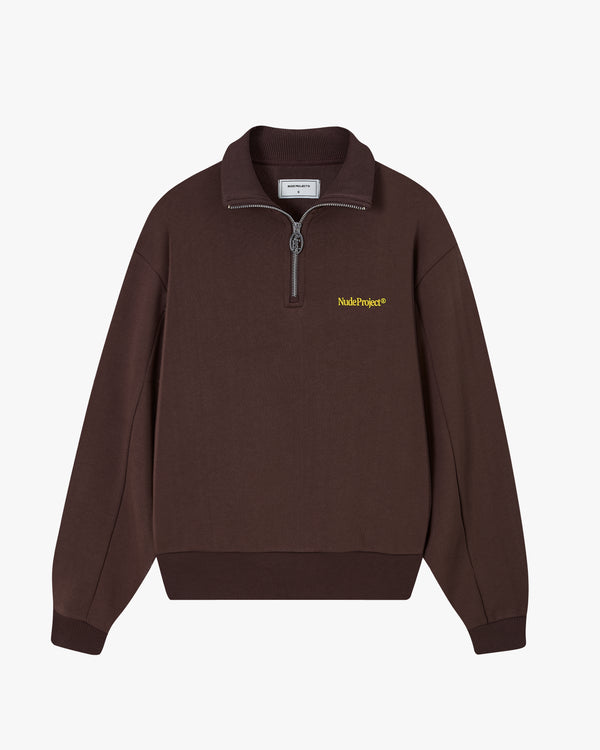 ORIGINS HALFZIP BROWN