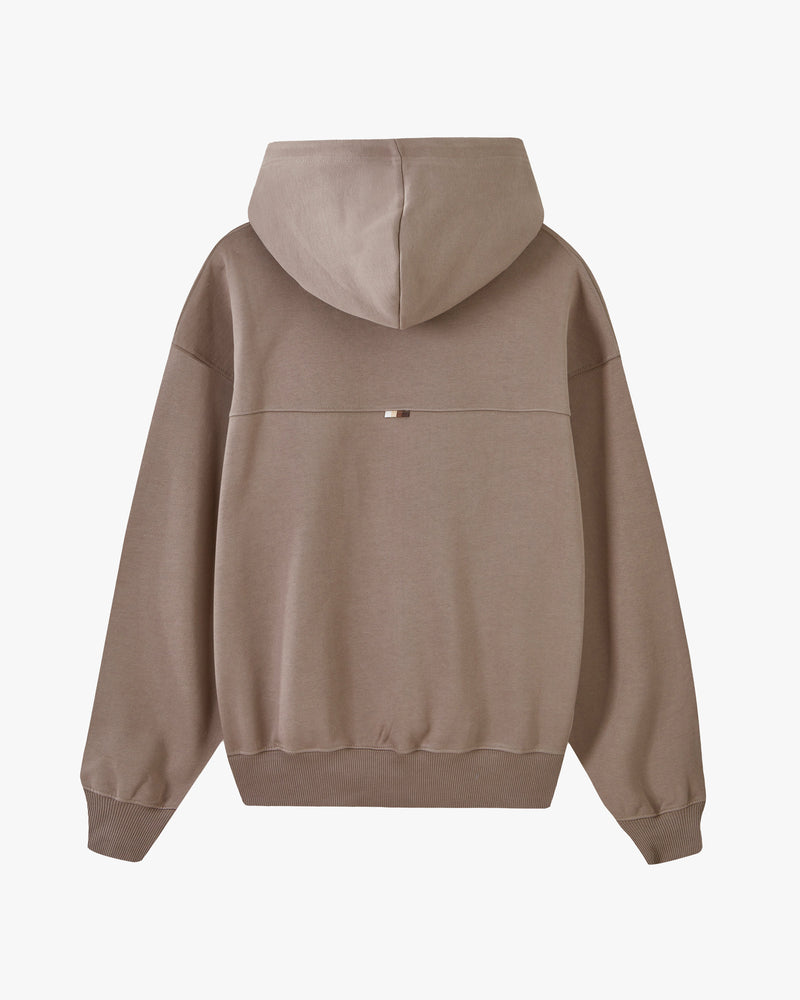 ORIGINS HOODIE SOFT BROWN