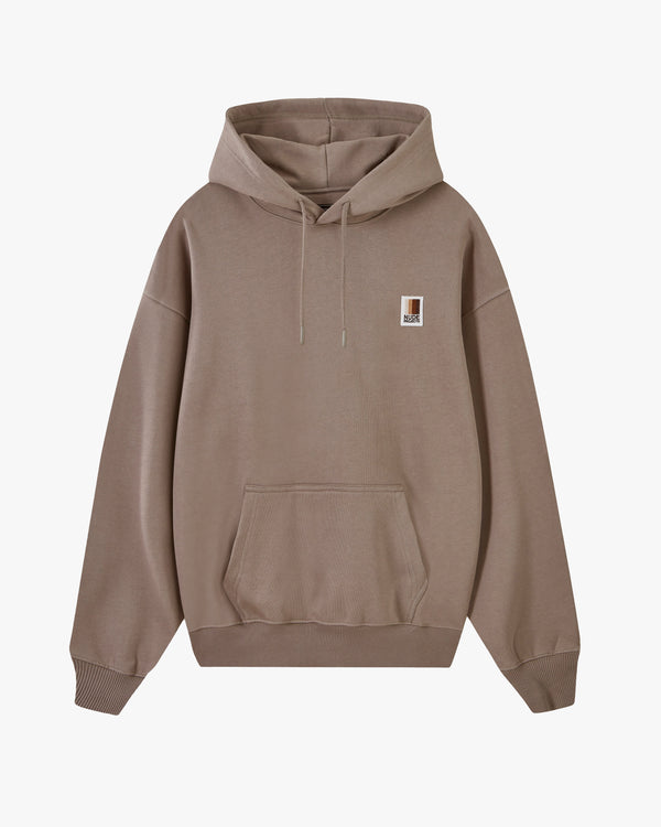 ORIGINS HOODIE SOFT BROWN