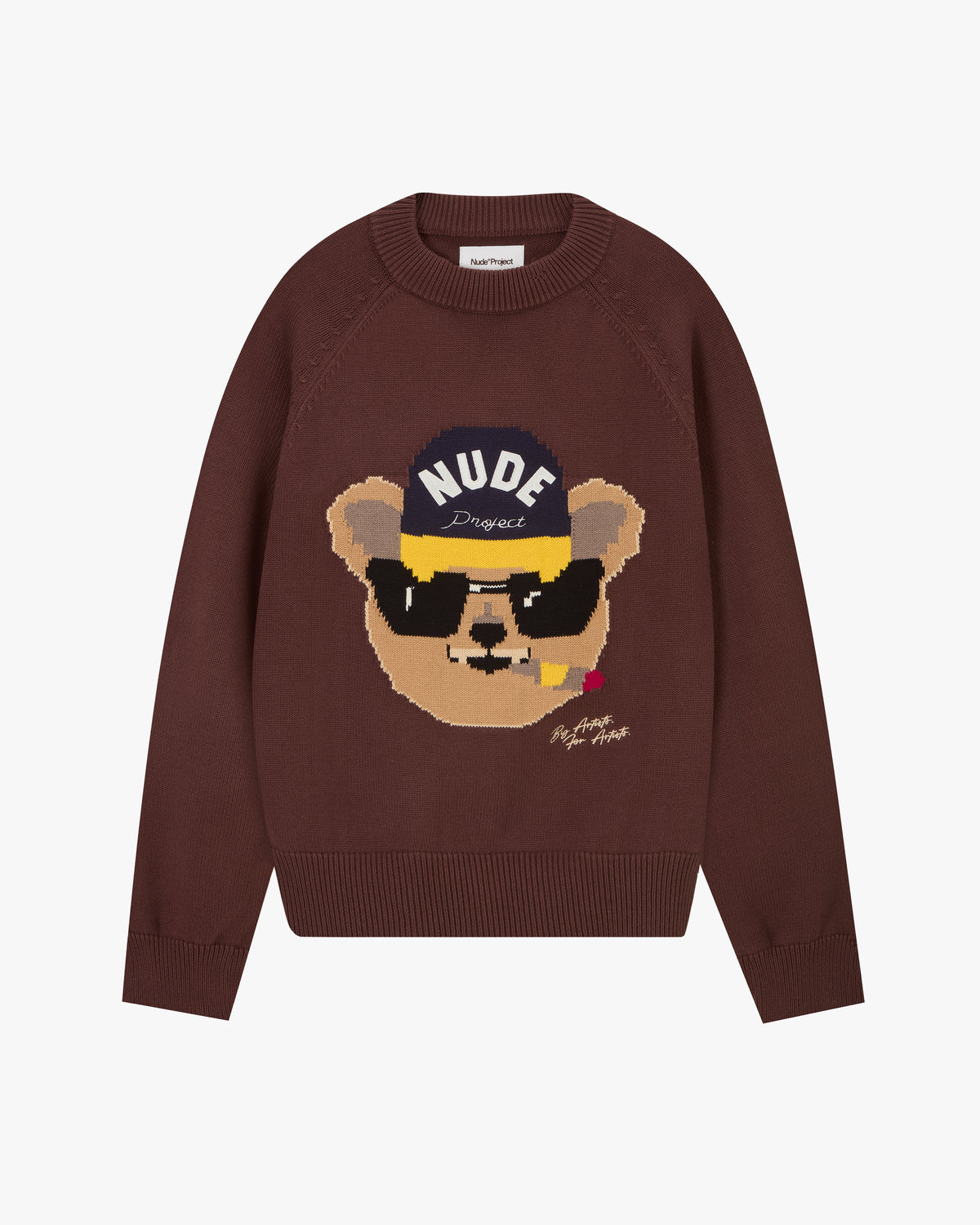 Teddy Knit Sweater Brown
