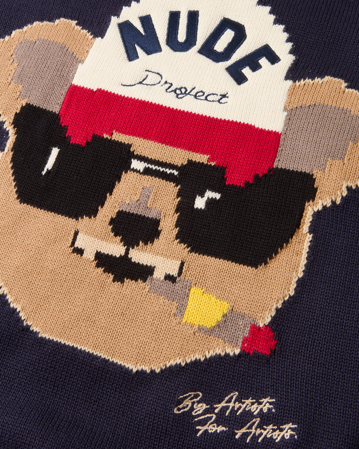 Teddy Knit Sweater Blue