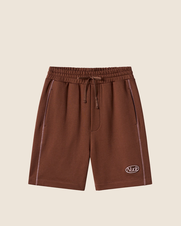 OVERLOCK SHORTS BROWN